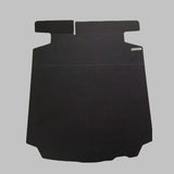 Abrasion-resistant needle-punched nonwoven fabric for car trunk lid panels