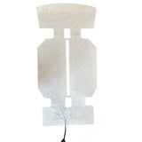 Adhesive-backed needle-punched nonwoven fabric for car seat heating pads