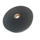 Water-swellable nonwoven padding for cables
