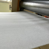 Adhesive-backed needle-punched nonwoven fabric for car seat heating pads