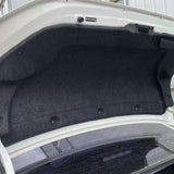 Abrasion-resistant needle-punched nonwoven fabric for car trunk lid panels