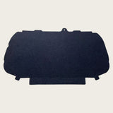 Abrasion-resistant needle-punched nonwoven fabric for car trunk lid panels