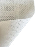 Adhesive-backed needle-punched nonwoven fabric for car seat heating pads